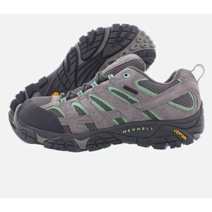Merrell Trail Runners in Gray and Green